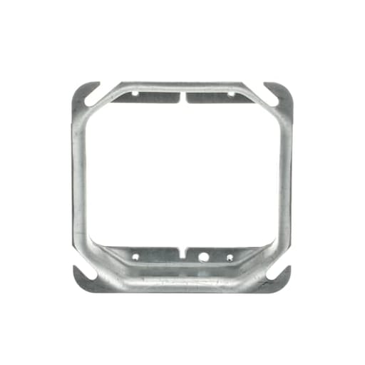 Thomas & Betts Co - Steel City 52C19 4" Steel Square Box Device Cover, 1" Raised, 12 cu.in.