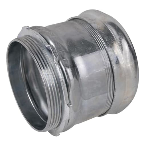 Thomas & Betts Co - Steel City TC1110A 4" EMT Compression Connector, Steel - Non-Insulated