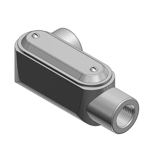 Thomas & Betts Co - Thomas & Betts LL27CG-TB 3/4 Inch Form 7 Type LL Conduit Body with Cover and Gasket