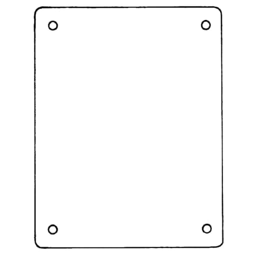 Thomas & Betts Co - ABB JP1614P 14.75 X 12.87 PVC BACK