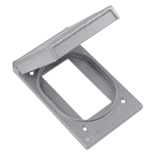 Thomas & Betts Co - Thomas & Betts CFSR-G 1-Gang Die-Cast Aluminum Vertical Receptacle Device Box and Cover