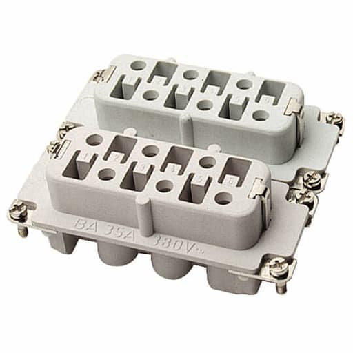 Thomas & Betts Co - Thomas & Betts FS112C Female Pin and Sleeve Screw Terminal Insert