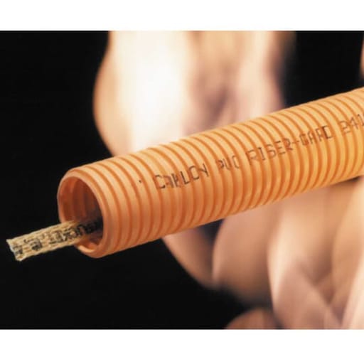 Thomas & Betts Co - Carlon DJ4X1-100S 2" Riser-Gard® Non-Metallic Flexible Raceway (Riser/General Purpose), Split, no Pull Tape, Orange (100ft Coil)
