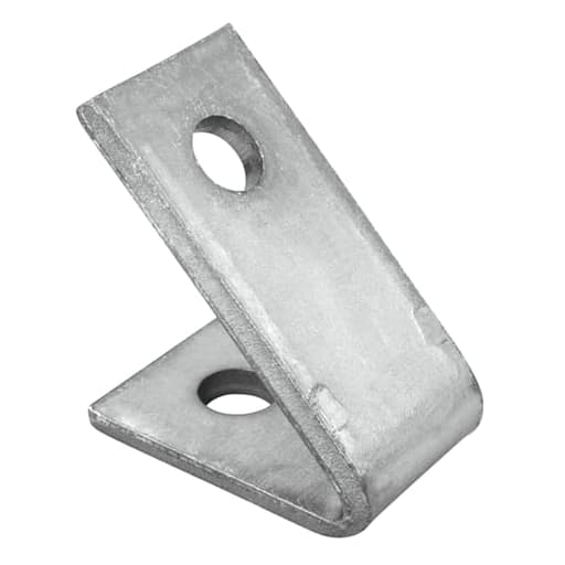 Thomas & Betts Co - Superstrut AB225-EG Two-Hole Steel Closed Angle Fitting w/ SilverGalv finish
