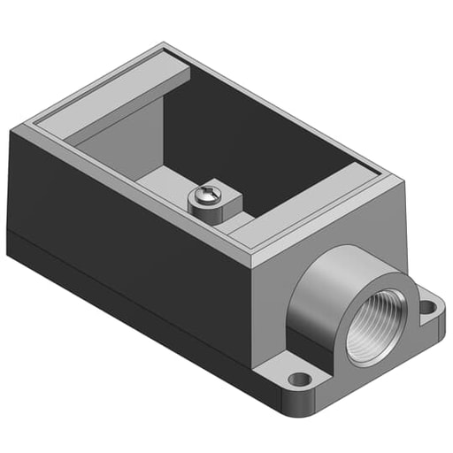 Thomas & Betts Co - Thomas & Betts FS2-TB 3/4 Inch 1-Gang Shallow Iron Dead End Box