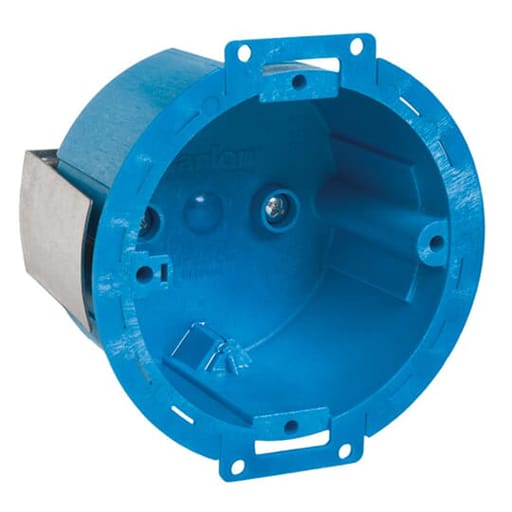 Thomas & Betts Co - Carlon BH614R 3.5" 14.5cu.in Non-Metallic Round Ceiling Box, Old Work