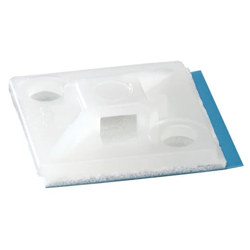 Thomas & Betts Co - Thomas & Betts TC344A 3/4" x 3/4" 4-Way Cable Tie Mini Mounting Base (1000/Pkg)