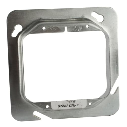 Thomas & Betts Co - Steel City 72-C-19 4-11/16 Inch 2-Gang 1 Inch Raised Steel Cover