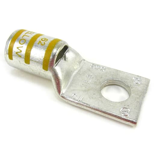 Thomas & Betts Co - Thomas & Betts 58161 1-Hole 1/4 Inch Bolt Hole 4/0 AWG Weld Copper Standard Barrel
