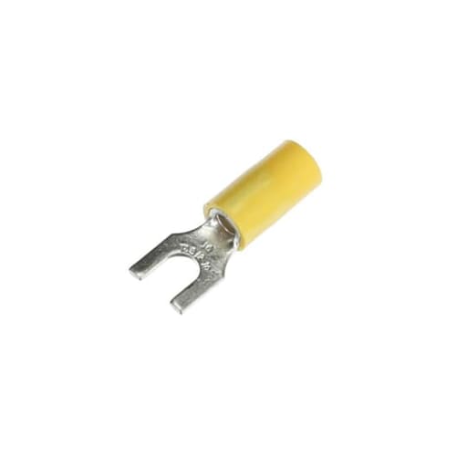 Thomas & Betts Co - Thomas & Betts RB1157 #10 Bolt Hole 18-14 AWG Wire Range Blue Insulated Vinyl Fork Terminal