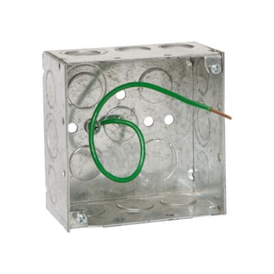 Thomas & Betts Co - Steel City 521711234E-SP 4 x 2-1/2 Inch 30.3cu.in Steel Welded Square Outlet Box