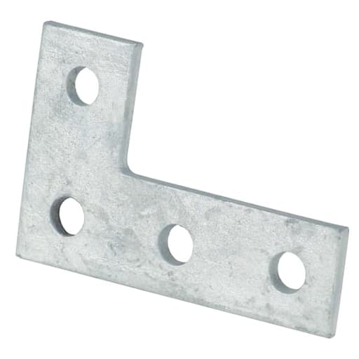 Thomas & Betts Co - Superstrut N219-EG 90deg Steel Corner Plate w/ SilverGalv finish