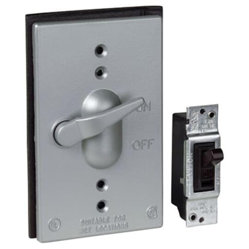 Thomas & Betts Co - Red Dot SW1 1-Gang Lever Switch Cover
