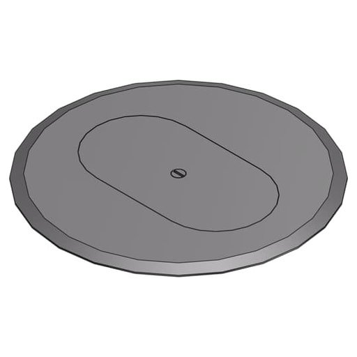 Thomas & Betts Co - Steel City P-68-DRC-GRY Gray Duplex Receptacle Floor Box Cover Plate