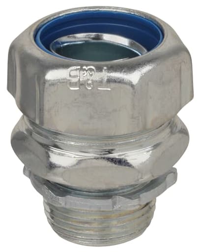Thomas & Betts Co - Thomas & Betts 5234 1" Straight Liquidtight Connector, Non-Insulated Steel