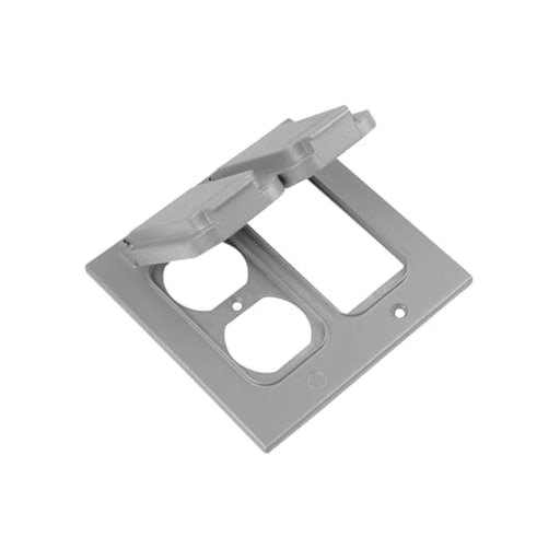 Thomas & Betts Co - Red Dot 2CCDG 2-Gang Duplex and GFCI Cover