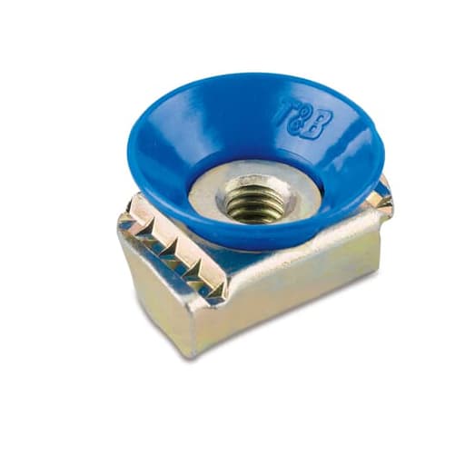 Thomas & Betts Co - Steel City UCN12 1/2" Steel Universal Cone Nut with Galv-Krom Finish