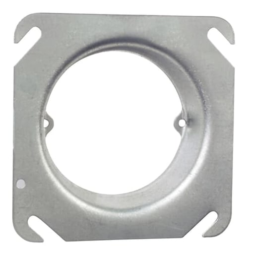 Thomas & Betts Co - Steel City 52C31 4" Steel Square Box Cover, 1" Raised, 5.8 cu.in.