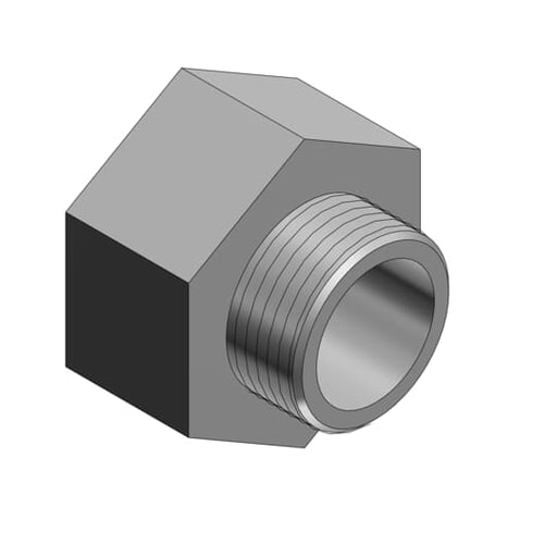 Thomas & Betts Co - Thomas & Betts 1245 1/2" to 3/4" Conduit Male Enlarger, Malleable Iron