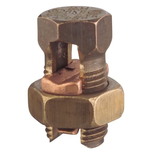 Thomas & Betts Co - Blackburn 1H Copper Split Bolt Connector, 2 Str - 6 Sol