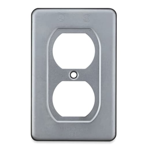 Thomas & Betts Co - Thomas & Betts DS23-TB 1-Gang FS/FD Duplex Receptacle Cover