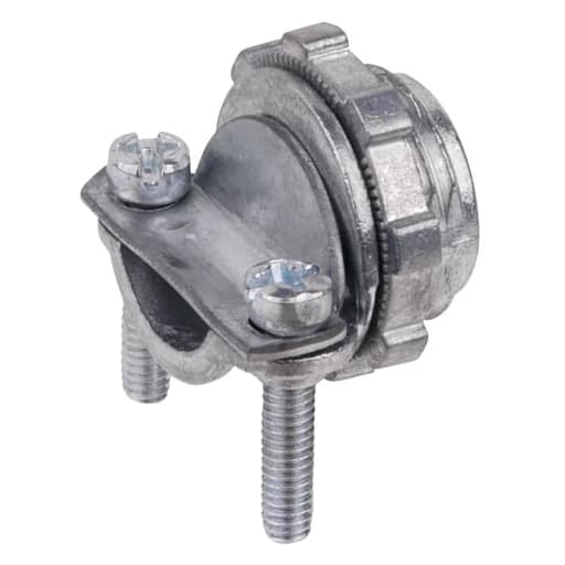 Thomas & Betts Co - Steel City XC280 3/8" Armored Cable/Flex Conduit Clamp Type Connector, Die Cast Zinc
