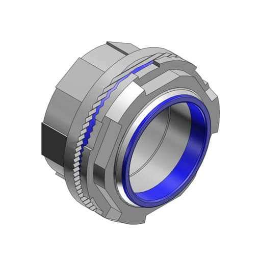 Thomas & Betts Co - Thomas & Betts H150-TB 1-1/2" Zinc Conduit Hub, with Thermoplastic Insulated Throat