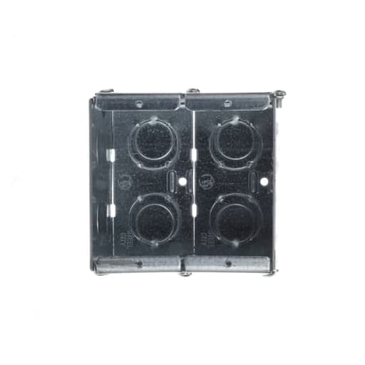Thomas & Betts Co - Steel City GW-235-G 3-3/4" x 3-3/4" Gangable Masonry Box, 3-1/2" Deep, 1/2" & 3/4" KO's, Steel, 46.9"³