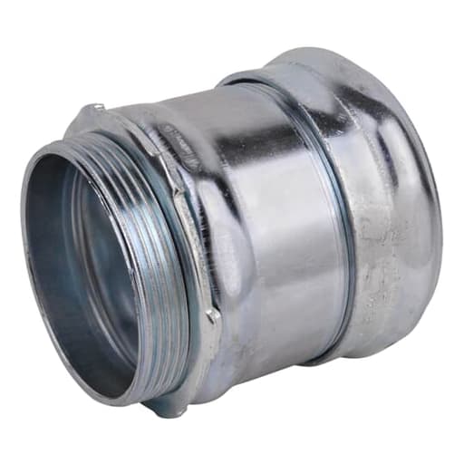 Thomas & Betts Co - Steel City TC118A 3" EMT Compression Connector, Steel - Non-Insulated