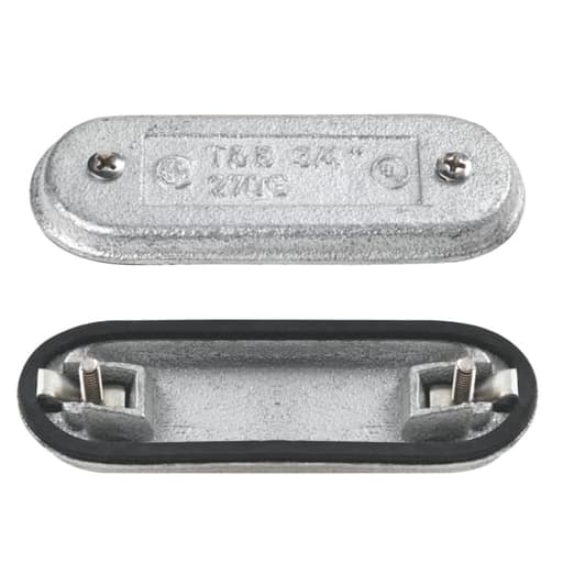 Thomas & Betts Co - ABB 380F 1inch CAST CVR, GRAY IRON,