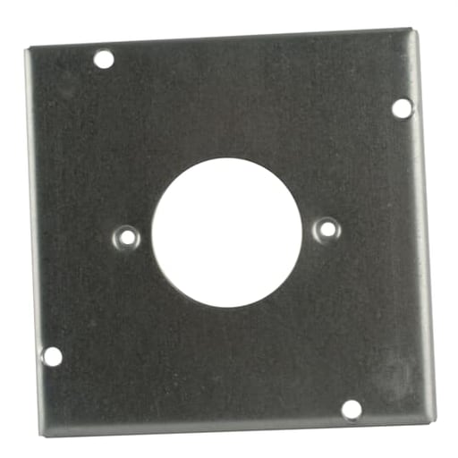 Thomas & Betts Co - Steel City RSL-15 4-11/16 Square 30/50 Amp Single Receptacle Steel Cover