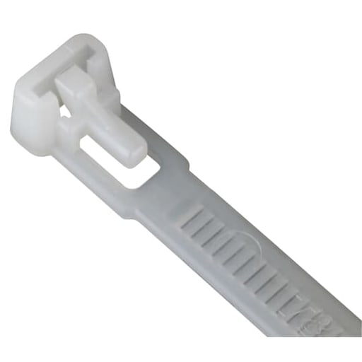 Thomas & Betts Co - Catamount L-10-50R-9-C 10 Inch 50 lb Natural Nylon Release Cable Tie