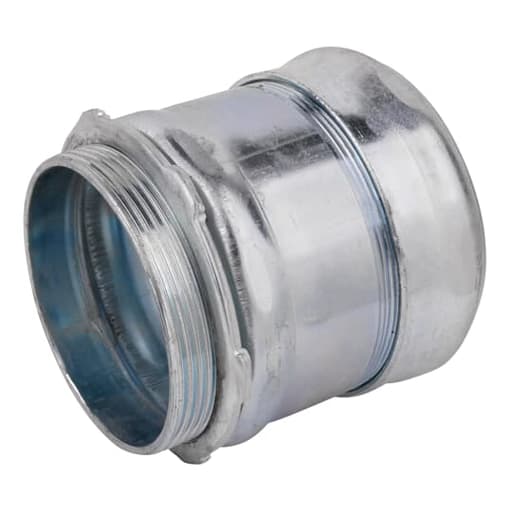 Thomas & Betts Co - Steel City TC119A 3-1/2" EMT Compression Connector, Steel - Non-Insulated