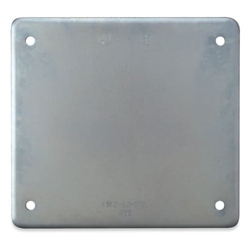Thomas & Betts Co - Thomas & Betts S1002-TB 2-Gang Steel Blank Cover