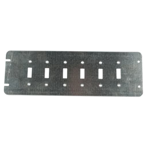 Thomas & Betts Co - Steel City 6-GCS 6-Gang Toggle Switch Cover