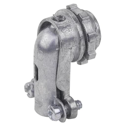 Thomas & Betts Co - Steel City XC-497 2-1/2 Inch 90 Degree Armored Cable Flexible Squeeze Connector
