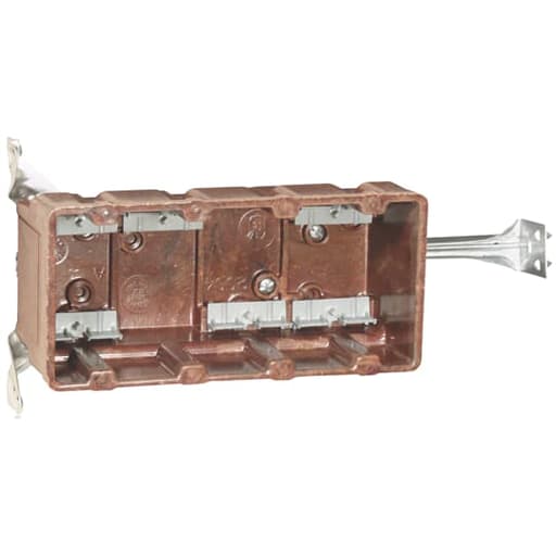Thomas & Betts Co - Carlon 2004-BH 4-Gang Box with High Clamps and Bracket Bar