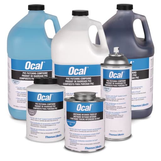 Thomas & Betts Co - Ocal PATCHG-G Touch-Up Compound, 1gal Bottle - Dark Gray