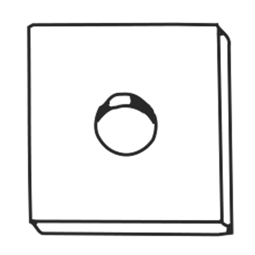 Thomas & Betts Co - Steel-City H119D 1/2" Square Washer, Steel