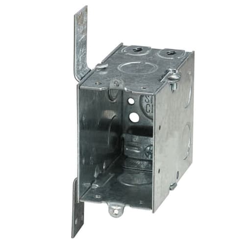 Thomas & Betts Co - Steel City CXWV 18cu.in Gangable Steel Switch Box with Clamp