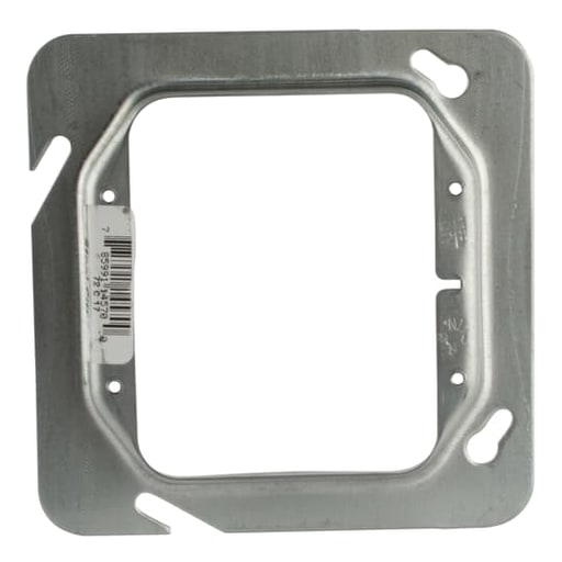 Thomas & Betts Co - Steel City 72-C-17 4-11/16 Inch Side 2-Gang 1/2 Inch Steel Raised Square Box Cover