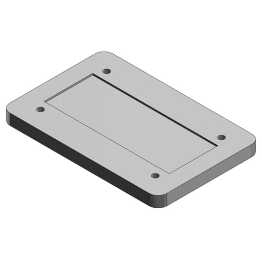Thomas & Betts Co - Thomas & Betts DS100G-TB 1-Gang FS/FD Blank Aluminum Cover