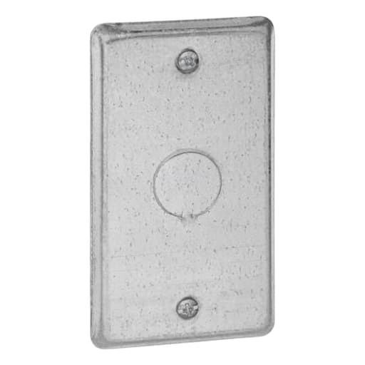 Thomas & Betts Co - Steel-City 58C6 Steel Utility Device Cover, 4" x 2-1/8", 1/4" Raised with 1/2" Knockout