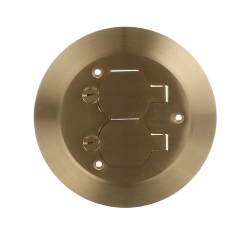 Thomas & Betts Co - Steel City P-60-CACP 1-Piece Brass Carpet Cover Plate