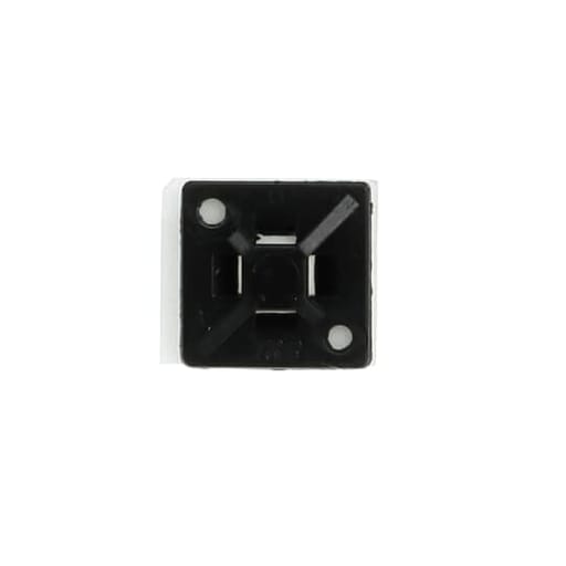 Thomas & Betts Co - Thomas & Betts TC5344AX 3/4 Inch Adhesive Black Mounting Base Cable Tie