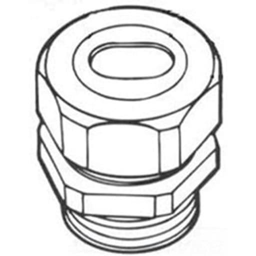 Thomas & Betts Co - Steel City WT206D 2 Inch Die-Cast Watertight Cable Connector for 3#4/0 Cable