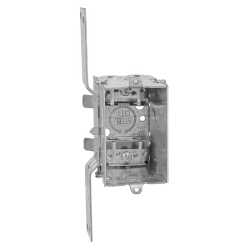 Thomas & Betts Co - Steel City CWXV-25 14cu.in Gangable Steel Switch Box with Bracket Clip