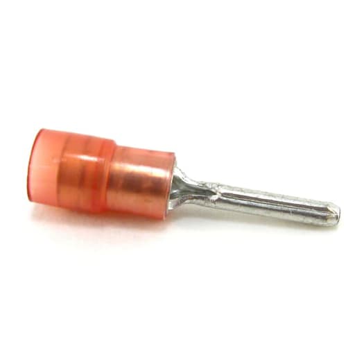 Thomas & Betts Co - Thomas & Betts RA18-47PT .85 Inch Length 22-18 AWG Wire Range Insulated Nylon Pin Terminal