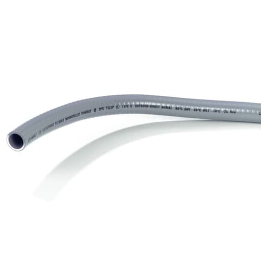 Thomas & Betts Co - Thomas & Betts LTC150GY 1-1/2" PVC Commercial Grade Type B Non-Metallic Liquidtight Conduit, Gray (50' Roll)