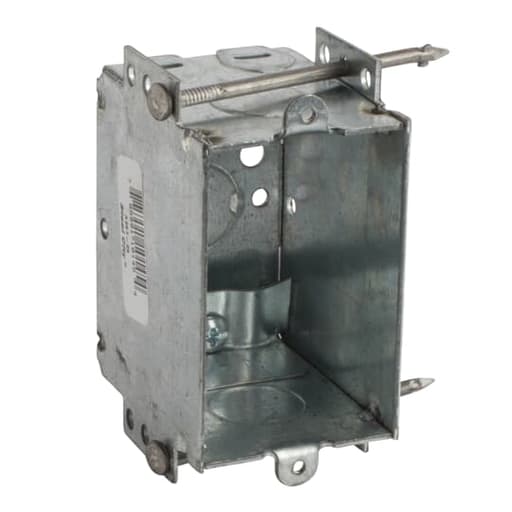 Thomas & Betts Co - Steel City A257-25 Non-Gangable 3 x 2 x 2-1/2 Inch Dimensions 12.5 In. Steel Switch Box with Clamp